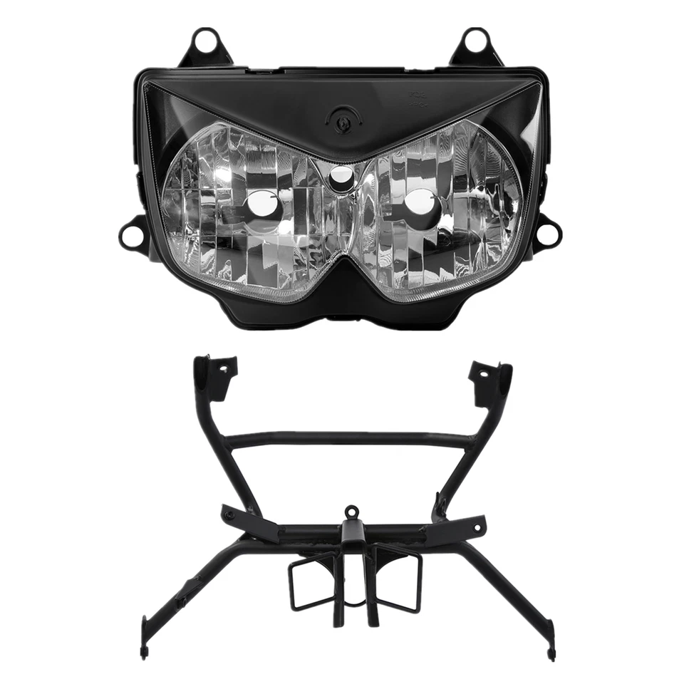 Soporte de soporte de carenado de faro apto para Kawasaki Ninja 250R 2008-2012 Foto 1 de 4