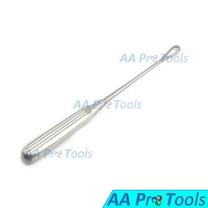 AA Pro: Thomas Uterine Curette, Fig No.5, Malleable Shaft, Blunt Blades, 11" - Picture 1 of 2