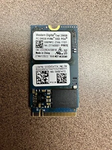 Western Digital PC SN530 256GB M.2 2242 NVMe Internal SSD (SDBPMPZ-256G) - Picture 1 of 3