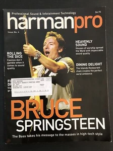 Harman Pro Magazine #4 Bruce Springsteen 2006 Professional Sound & Infotainment - Picture 1 of 3