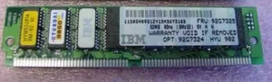 IBM 1x32MB Memory 60ns - 8x32 - 72-Pin Non Parity EDO RAM STICK 92G7325 - Picture 1 of 4