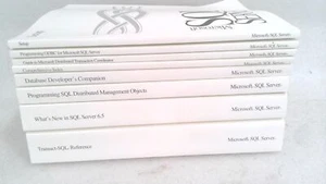 MICROSOFT 0496 P/N 90132 SQL SERVER VS 6.5 CLIENT/SERVER DATABASE MAN. SYSTEM - Picture 1 of 7