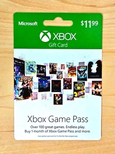 Microsoft Xbox Game Pass 2017 NEW - Picture 1 of 2