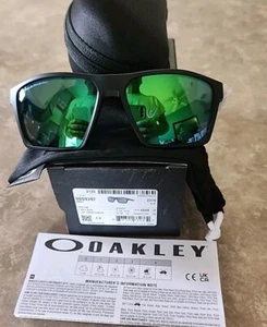 š„ OAKLEY TARGETLINE NERO OPACO con OCCHIALI DA SOLE POLARIZZATI PRIZM JADE OO9397-07 - Foto 1 di 9