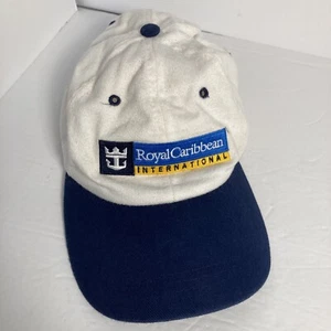 Cappello/Berretto Papà Royal Caribbean International Strap-Back Bianco e Blu Navy Twill - Foto 1 di 9