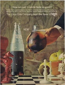 1964 TAB Cola CHESS Theme Print Ad - Picture 1 of 1