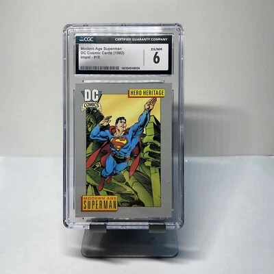 1992 D C Comic Cards Impel #18 Moder Age Superman - Image 1 of 4