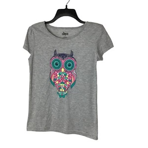 Circo Girls PJ Top Size XL Gray Owl Graphic Pullover Cap Sleeves - Picture 1 of 2