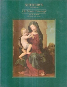 @F25 Sotheby's Old master paintings New York - Foto 1 di 1