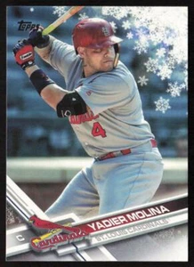 2017 Topps Holiday Yadier Molina #HMW131 St. Louis Cardinals - Picture 1 of 2