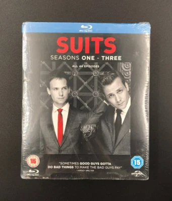 Trajes - Temporadas Uno - Tres (Blu-Ray, Serie) - NUEVO PRECINTADO Foto 1 de 4