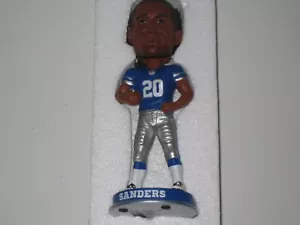 FOREVER LEGENDS OF THE FIELD - DETROIT LIONS #20 BARRY SANDERS BOBBLEHEAD - Foto 1 di 2