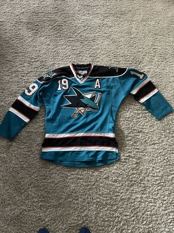 San Jose Sharks Joe Thornton #19 Jersey Reebok Size 50 Cover