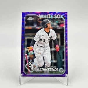 2024 Topps Chrome Andrew Benintendi Purple Radar /275 Chicago White Sox #33 - Picture 1 of 2