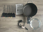 Cuisinart CFO-3SS Electric Fondue Set 3 Quart Stainless Steel 22 Forks w. Cable