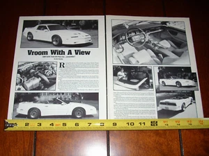TRANS AM TURBO PACE CAR CABRIO 1989 ORIGINAL ARTIKEL 1990 - Bild 1 von 3