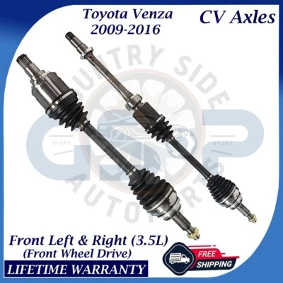 GSP OEM Front CV Axles For 2009-2016 Toyota Venza 3.5L 2WD Lifetime Warranty - Image 1 of 4