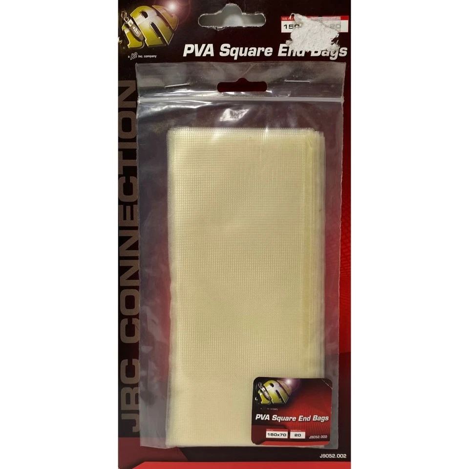 Sacos JRC PVA ponta quadrada 150x70mm 20pk - Imagem 1 de 1