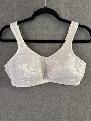 Sujetador AMOENA 38C Ella Mastectomía Blanco Bolsillos Copa Suave Sin Alambres Nuevo con Etiquetas Foto 1 de 4