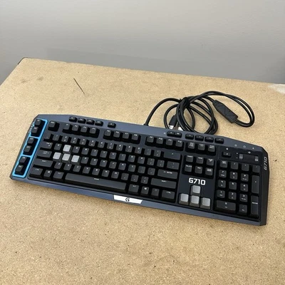 Logitech G710 Mechanical Gaming Keyboard Blue Tested Working - Image 1 of 4
