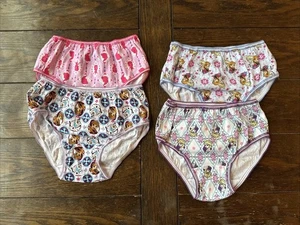 Disney Frozen Mädchen 100 % Baumwolle Höschen Slips Mehrfarbig 4er Pack Größe 8 - Bild 1 von 4