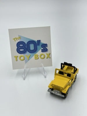 TOMY TOMICA желтый H-J58 MITSUBISHI JEEP #25 винтажный 1980 1:57 - Изображение 1 из 4