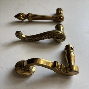 Vintage Brass door handles- assorted - Picture 1 of 4