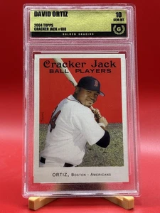 2004 Topps Cracker Jack #108 David Ortiz Graded 10 - Bild 1 von 2