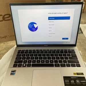 Acer Swift Go 14 Touchscreen Laptop i7-1355U 16GB 1TB SSD silber SFG14-71T-728K - Bild 1 von 3