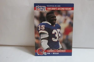 1990 Pro Set Carwell Gardner #711 Buffalo Bills NFL Football Free Shipping - Picture 1 of 2