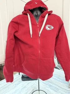 Antigua Kansas City Chiefs Mens Hoodie Full Zip Size L Large Red - Picture 1 of 12