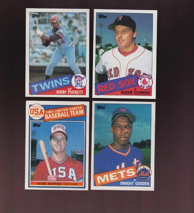 1985 Topps Baseball complete set with Puckett & Clemens & McGwire Rookie - Image 1 of 1