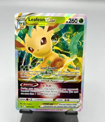 Leafeon VSTAR SWSH195 SWSH: Sword & Shield Promo Cards Holo - Image 1 of 2