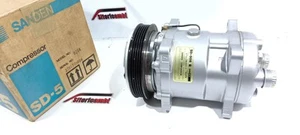COMPRESSORE ARIA SD-508 CONDIZIONATA SANDEN ADATTO A VARIE AUTO - Picture 1 of 8