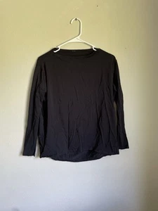 Camisa manga larga Lululemon calce relajado cuello barco para mujer - Imagen 1 de 4
