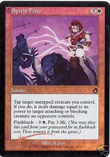 MTG - Torment - Spirit Flare - 2X - Foil - NM