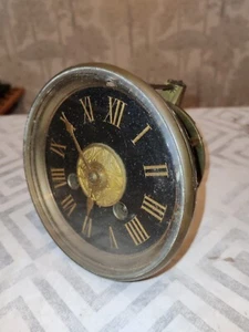 Antiguo movimiento de reloj francés HP & co. campana de dos trenes 12 cm de diámetro - Imagen 1 de 11