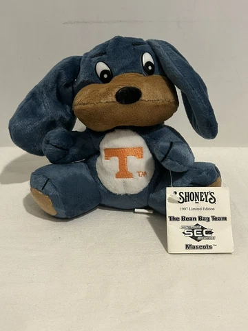 Shoney's Smokey Hound Dog Team Mascot Blue Plush University of  Tenessee NWT Cover