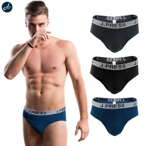 (3er Pack) J.Press Herren Slips Soft Cotton Modern Fit Hochwertige Baumwolle (M-XL) - Bild 1 von 6