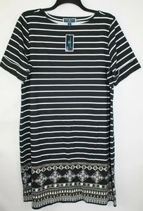 Karen Scott Sport Women's Short Sleeve Sports Dress Size 1X Color Black - Picture 1 of 3