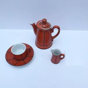 Puppengeschirr Kaffeegeschirr für Puppen Kinder Art Deco um 1920 - Bild 1 von 6