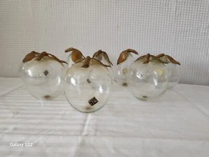 8 Frutta Giappone in vetro trasparente soffiato a mano vintage - Foto 1 di 16