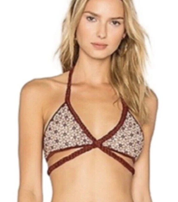 Top de bikini trenzado For Love & Lemons Samba talla XS solo Foto 1 de 4