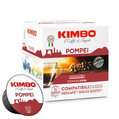 Capsule Caffè Kimbo Dolce Gusto Miscela Pompei Formula Bar Compatibili Nescafè*