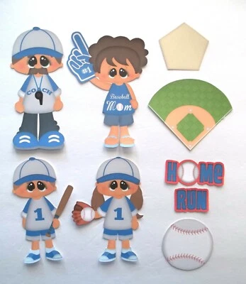 PIECINGS BY DAND D 3D UPick Baseball Basketball Sport Scrapbook Card Embellishment S1