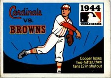 1971 LAUGHLIN WORLD SERIES BLACK - #42 (2) 1944 - CARDINALS VS. BROWNS - MORT