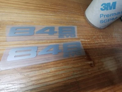 Set decalcomanie argento Ducati 848 EVO X2 adesivi adesivi adesivi adesivi - Immagine 1 di 3