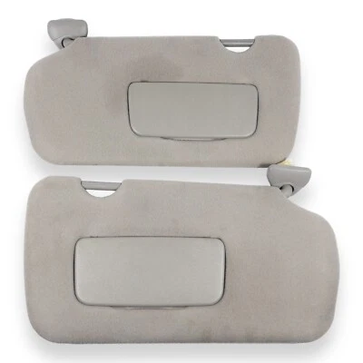 2000-2003 Nissan Maxima 2002-2004 Altima Driver & Passenger Sun Visor Pair Gray - Image 1 of 4