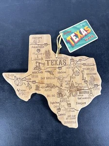 Totally Bamboo New Destination TEXAS State Serving & Cutting Board, NWT [BB02] - Picture 1 of 8