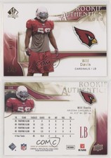 2009 SP Authentic Rookie Authentics Gold /50 Will Davis #239 Rookie RC